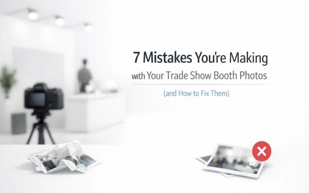 7 Mistakes You’re Making with Your Trade Show Booth Photos (and How to Fix Them)